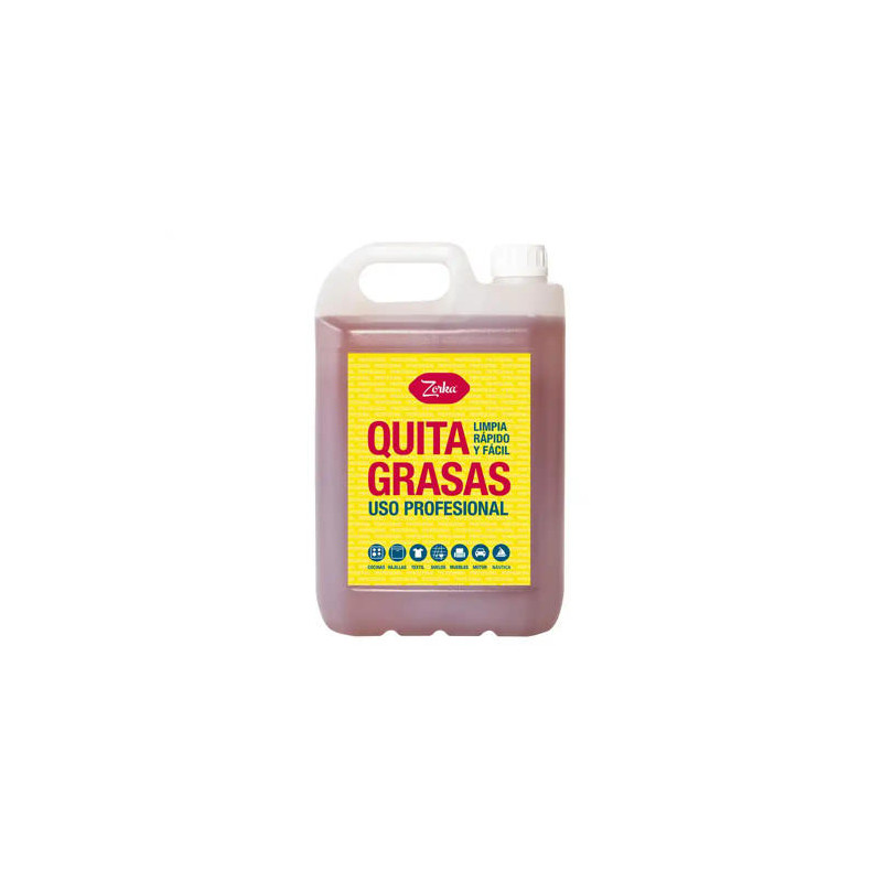 QUITAGRASAS ZORKA PROFESIONAL GARRAFA 5 LITROS