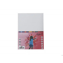 CARTULINA FABRISA A4 180 G BLANCO PAQUETE DE 50 HOJAS