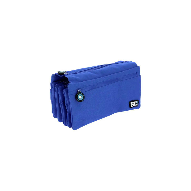 ESTUCHE PORTATODO GRAFOPLAS BITS&BOBS CUADRUPLE COLOR AZUL 230X120 MM