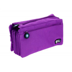 ESTUCHE PORTATODO GRAFOPLAS BITS&BOBS CUADRUPLE COLOR VIOLETA 230X120 MM