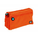 ESTUCHE PORTATODO GRAFOPLAS BITS&BOBS CUADRUPLE COLOR NARANJA 230X120 MM
