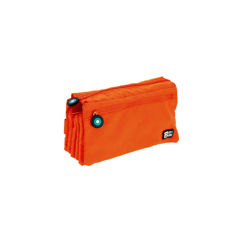 ESTUCHE PORTATODO GRAFOPLAS BITS&BOBS CUADRUPLE COLOR NARANJA 230X120 MM