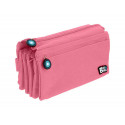 ESTUCHE PORTATODO GRAFOPLAS BITS&BOBS CUADRUPLE COLOR ROSA 230X120 MM