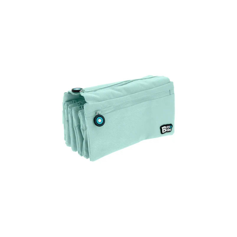 ESTUCHE PORTATODO GRAFOPLAS BITS&BOBS CUADRUPLE COLOR AZUL CLARO 230X120 MM