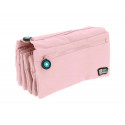 ESTUCHE PORTATODO GRAFOPLAS BITS&BOBS CUADRUPLE COLOR ROSA CLARO 230X120 MM