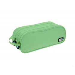 ESTUCHE PORTATODO GRAFOPLAS BITS&BOBS DOBLE COLOR VERDE MENTA 245X95 MM