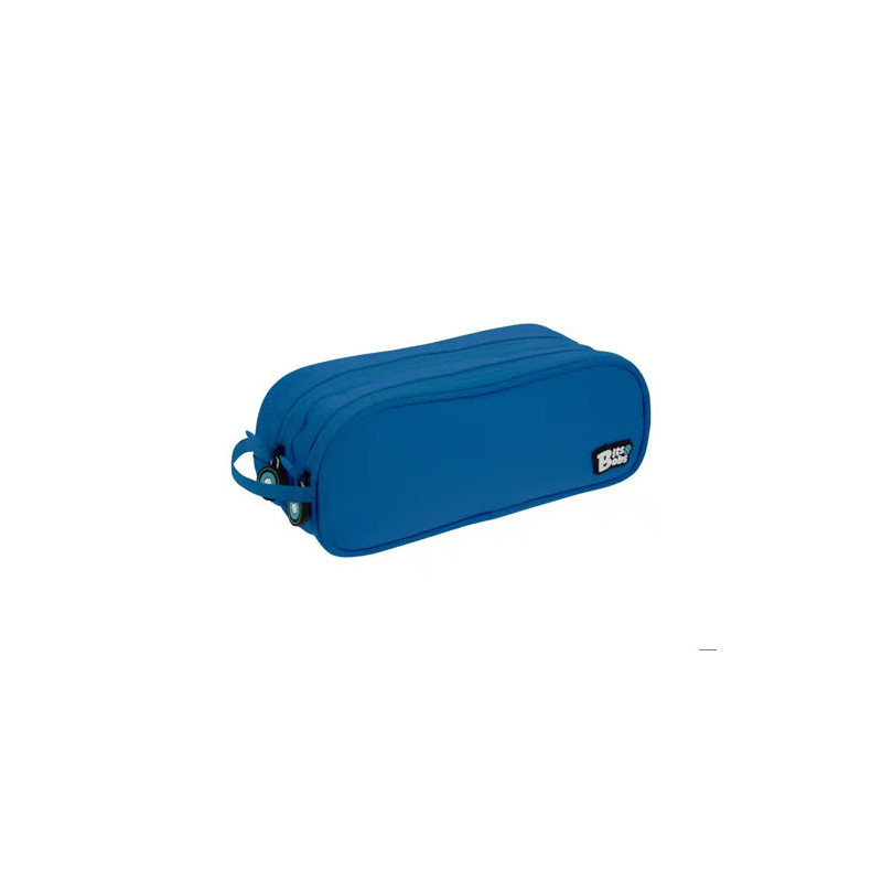 ESTUCHE PORTATODO GRAFOPLAS BITS&BOBS DOBLE COLOR AZUL OSCURO 245X95 MM