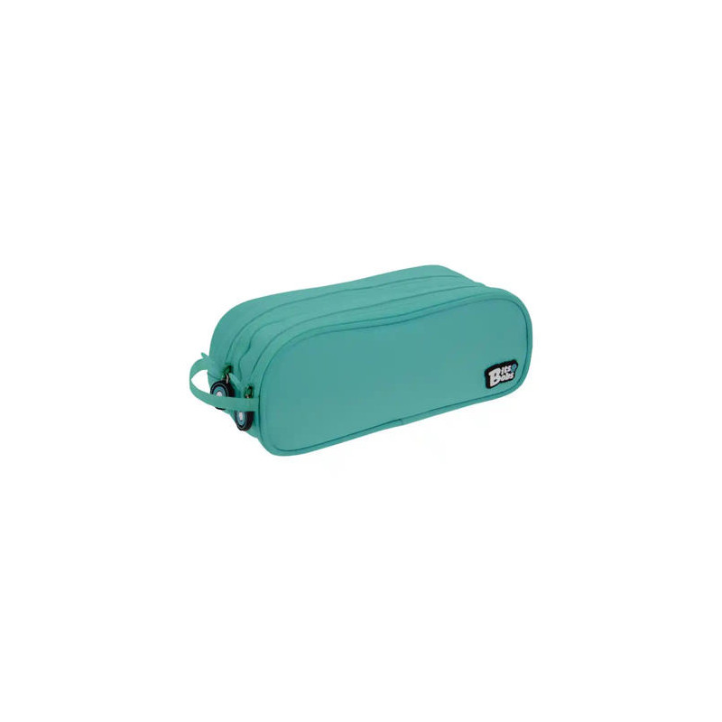 ESTUCHE PORTATODO GRAFOPLAS BITS&BOBS DOBLE COLOR TURQUESA 245X95 MM