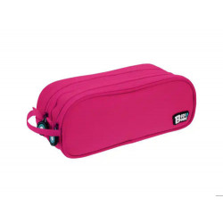 ESTUCHE PORTATODO GRAFOPLAS BITS&BOBS DOBLE COLOR FUCSIA 245X95 MM
