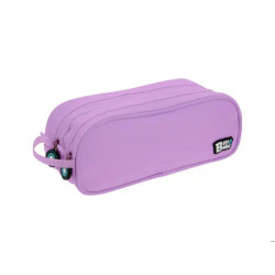 ESTUCHE PORTATODO GRAFOPLAS BITS&BOBS DOBLE COLOR LAVANDA 245X95 MM
