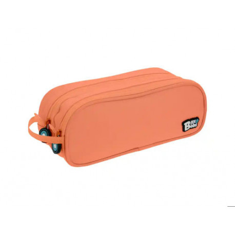 ESTUCHE PORTATODO GRAFOPLAS BITS&BOBS DOBLE COLOR CORAL 245X95 MM
