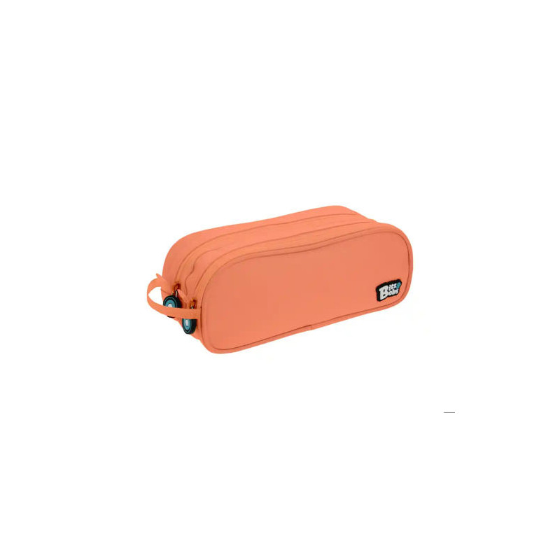 ESTUCHE PORTATODO GRAFOPLAS BITS&BOBS DOBLE COLOR CORAL 245X95 MM