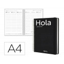 AGENDA OFICINA LIDERPAPEL 2027 ESPIRAL CLASSIC SEMANA VISTA A4 BILINGUE 70G PAPEL FSC DESIGN 1