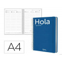 AGENDA OFICINA LIDERPAPEL 2027 ESPIRAL CLASSIC SEMANA VISTA A4 BILINGUE 70G PAPEL FSC DESIGN 2