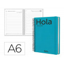 AGENDA OFICINA LIDERPAPEL 2027 ESPIRAL CLASSIC DIA PAGINA A6 BILINGUE 70G PAPEL FSC DESIGN 4