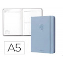 AGENDA OFICINA LIDERPAPEL 2027 ENCUADERNADA SOLID COLORS DIA PAGINA A5 BILINGUE 70G PAPEL FSC DESIGN