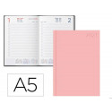 AGENDA OFICINA LIDERPAPEL 2027 ENCUADERNADA CORFU DIA PAGINA A5 BILINGUE 60G PAPEL FSC NEW COLOR