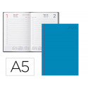 AGENDA OFICINA LIDERPAPEL 2027 ENCUADERNADA CORFU DIA PAGINA A5 BILINGUE 60G PAPEL FSC NEW COLOR