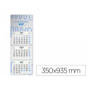 CALENDARIO PARED LIDERPAPEL 3 MESES VISTA 2027 PLEGABLE 200X300 MM PAPEL 105 G