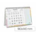 CALENDARIO ESPIRAL TRIANGULAR LIDERPAPEL DE SOBREMESA SERIE JOVEN 2027 180X140 MM PAPEL 128 G CON PE