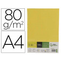 PAPEL COLOR LIDERPAPEL DIN A4 80 GR AMARILLO INTENSO PAQUETE DE 500 HOJAS