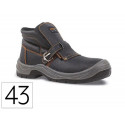 BOTA DE SEGURIDAD SAFETOP NERIO TALLA 43 CUERO GRABADO CON HEBILLO ESPECIAL SOLDADURA SUELA PU BIDEN