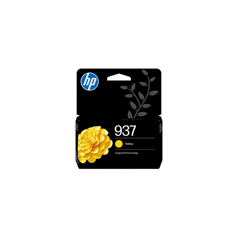 INK-JET HP 937 OFFICEJET PRO 9120E / 9130E / 9720 / 9730 / 9110B / 9120B / 9130B AMARILLO 800 PAGINA