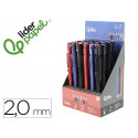 PORTAMINAS LIDERPAPEL TECH CON CLIP Y SACAPUNTAS 2 MM 3 COLORES SURTIDOS