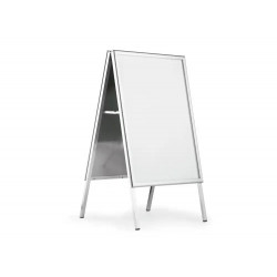 PORTAPOSTER DURABLE FOLD OUTDOOR A1 DOBLE CARA ALUMINIO ABATIBLE CANTONERAS REDONDEADAS 1141X658X620