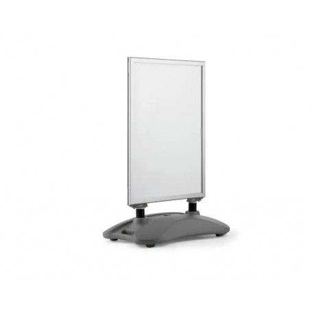 PORTAPOSTER DURABLE HEAVY BASE OUTDOOR A1 DOBLE CARA ALUMINIO 1150X783X500 MM