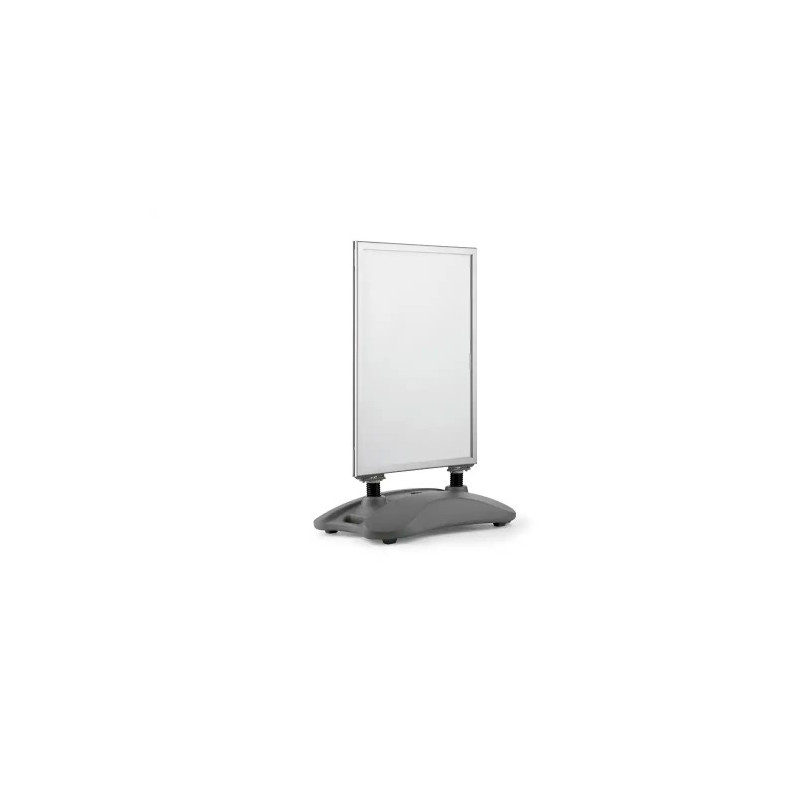 PORTAPOSTER DURABLE HEAVY BASE OUTDOOR A1 DOBLE CARA ALUMINIO 1150X783X500 MM