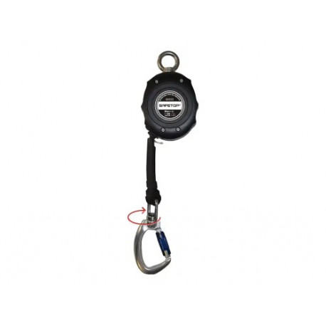 ANTICAIDAS SAFETOP ROLLER-X RETRACTIL CINTA 3 M CON CONECTORES GIRATORIOS