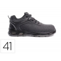 ZAPATOS DE SEGURIDAD SAFETOP AMANTIO TEJIDO PUTEK SUELA PU BIDENSIDAD S3 TALLA 41 COLOR GRIS