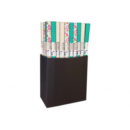PAPEL DE REGALO CLAIREFONTAINE ALIANZA TODO AÑO 57 G ROLLO ANCHO 70 CM LONGITUD 2 M