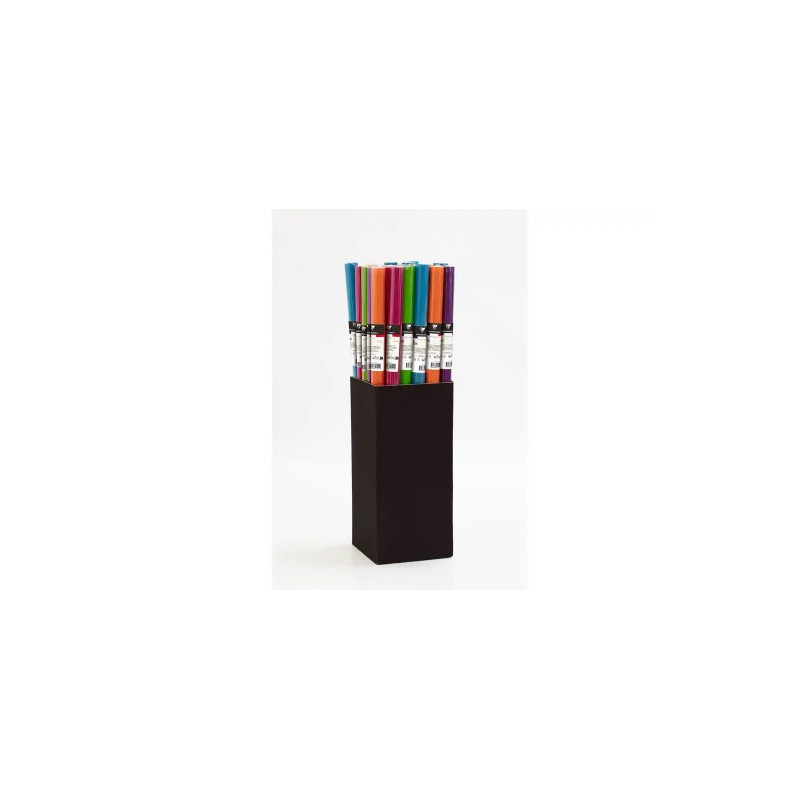 PAPEL DE REGALO CLAIREFONTAINE POLIPROPILENO TRANSPARENTE ROLLO ANCHO 70 CM LONGITUD 2 MT COLORES