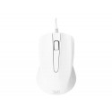 RATON TNB SHARK OPTICO 1000 DPI MAC/PC/LINUX CON CABLE USB-A COLOR BLANCO