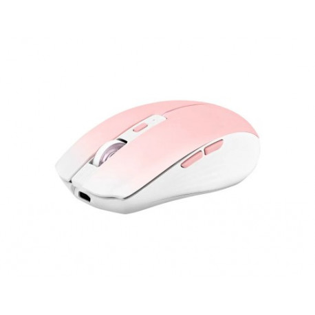 RATON TNB GRADIENT INALAMBRICO 1600 DPI USB TIPO-C SEIS BOTONES COLOR ROSA