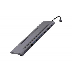 HUB TNB ICLIK 11 EN 1 USB-C COLOR ALUMINIO