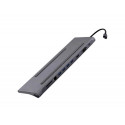 HUB TNB ICLIK 11 EN 1 USB-C COLOR ALUMINIO