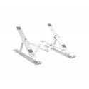 SOPORTE PARA PORTATIL HASTA 17" TNB ICLIK PLEGABLE REGULABLE 7 ALTURAS ALUMINIO
