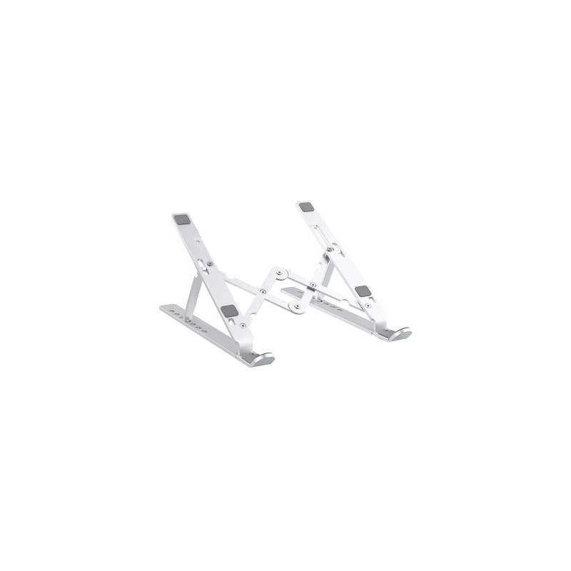 SOPORTE PARA PORTATIL HASTA 17" TNB ICLIK PLEGABLE REGULABLE 7 ALTURAS ALUMINIO