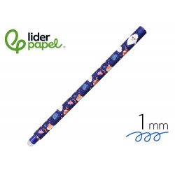 BOLIGRAFO FANTASIA IMAGINOVO ANIMALES TINTA AZUL TERMOSENSIBLE BORRABLE PUNTA 1MM TIBURON