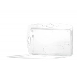 IDENTIFICADOR DURABLE RIGIDO POLIESTIRENO TRANSPARENTE PARA 1 TARJETA 54X87 MM