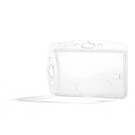 IDENTIFICADOR DURABLE RIGIDO POLIESTIRENO TRANSPARENTE PARA 1 TARJETA 54X87 MM