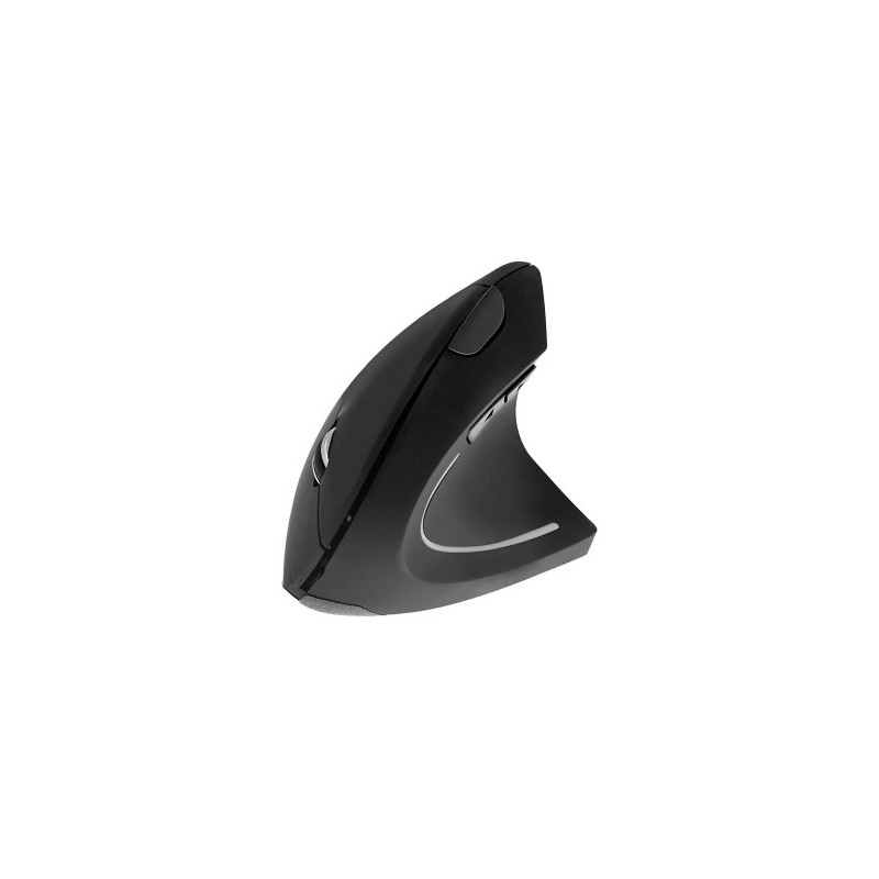 RATON TNB WAY INALAMBRICO OPTICO VERTICAL 1600 DPI SEIS BOTONES COLOR NEGRO