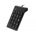 TECLADO NUMERICO TNB USB-A CON CABLE COLOR NEGRO