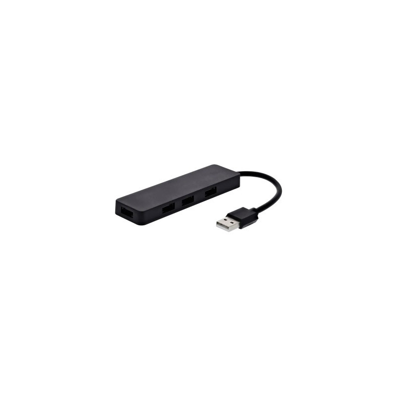 HUB TNB FIRST 4 PUERTOS USB -A 2.0 COLOR NEGRO