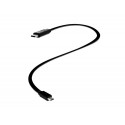 CABLE TNB USB-C A USB-C LONGITUD 0,5 M COLOR NEGRO