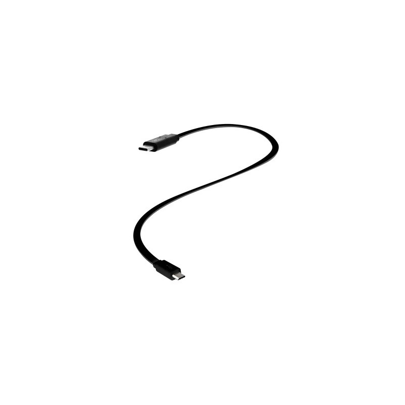 CABLE TNB USB-C A USB-C LONGITUD 0,5 M COLOR NEGRO