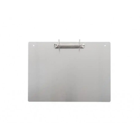 SOPORTE METALICO MAGNETICO DJOIS ALUMINIO 2 ANILLAS 30 MM DIN A4 HORIZONTAL